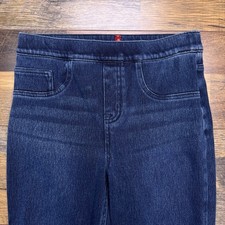 Spanx Jeanish Ankle Legging Womens Small Blue Denim 20018t Stretch