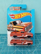 Lot of 2 Hot Wheels 83 Chevy Silverado Orange Fram