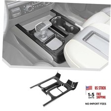 for Silverado Carbon Fiber Interior Center Console Gear Shift Panel Trim