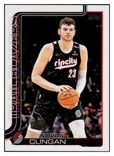 Donovan Clingan 2025-26 Topps #126 Portland Trail Blazers NBA *315