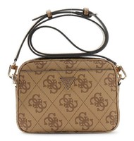 Guess Meridian Ii Camera Bag UmhäNgetasche Tasche Latte Logo Hellbraun Braun Neu