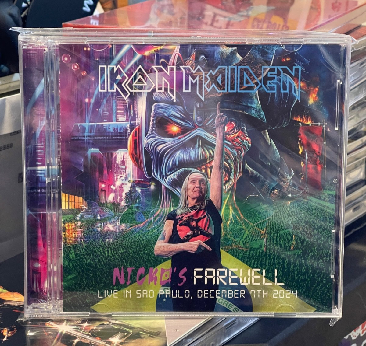 IRON MAIDEN Nicko's Farewell, Live Sao Paulo 2024 DOUBLE CD Jewel Case SEALED