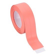 1" x 6.6 ft Caulk Tape, Caulk Strips PVC Self Adhesive for Bathroom, Pink
