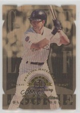 1998 Leaf Fractal Foundation Gold Rookie Materials Die-Cut 21/50 Todd Helton lz7