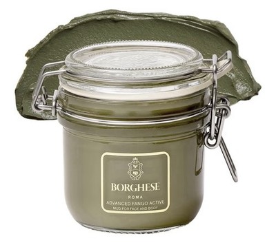 Borghese Roma Fango Advanced Active Mud - 7.5 Oz. Glass Jar - for Face & Body