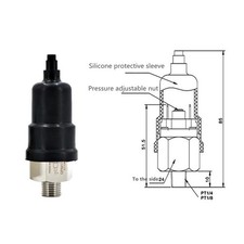 Pressure Switch 100 Million Cycles Life Metal Material For Air Film Machinery