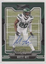 2021 Panini Playbook Signatures Marcus Maye #87 Auto 0n0p