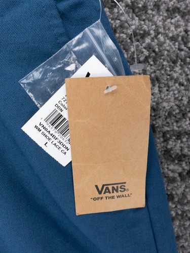 Vans Cargo Pants Mens Large 32x29 Blue Elastic Waist Casual City Skateboard NWT - Picture 9 of 17