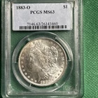 1883-O Morgan Silver Dollar PCGS MS63 FREE Shipping