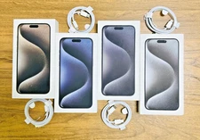 Apple iPhone 15 Pro Max OEM Box  | All Colors | Manual + USB-C Cable Optional