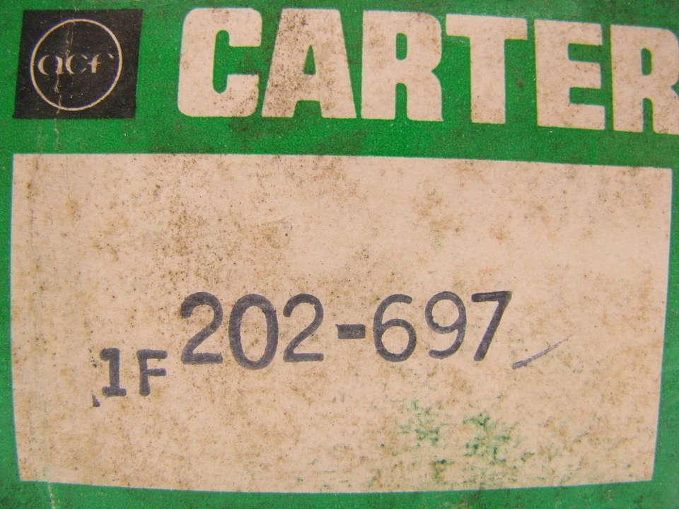 Carburador de tablero Carter 202-697 para Datsun A12 A13 A14 210 310 1200 B210 Foto 3 de 3