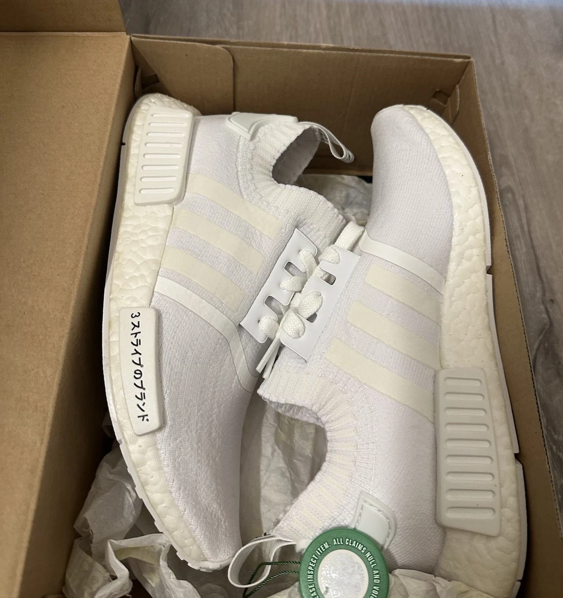 Adidas NMD_R1 PK “Japan Triple White” 10.5 Adidas NMD R1 Japan Triple White – SoleMate Sneakers main image 3