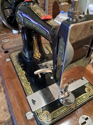 Máquina de coser Bradbury Family VS circa 1894 excelente con estuche impresionante - Imagen 14 de 20