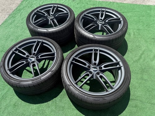 Ultra Rare Aston Martin DBS Superleggera OEM 21” Wheel & Tire Package - Picture 5 of 22