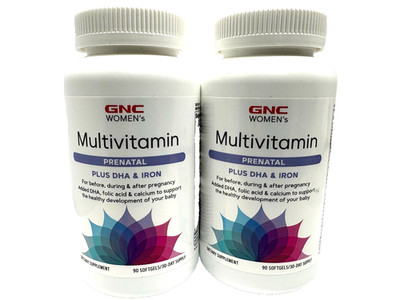 Sealed GNC Women's Multivitamin 2 X 90 180 Ct Timed Release - Exp. 05/2027