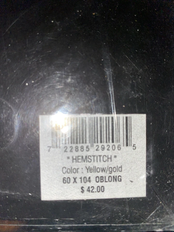 Living Quarters Thanksgiving Gold Tablecloth 60"x 104” 100% Cotton New - Image 3 of 4