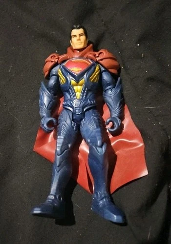 Mattel Batman v Superman 6" Basic Epic Battle Superman Figure Loose EUC