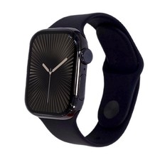 Apple Watch Series 10 GPS+Cellular 42mm Schiefer Titan Sportarmband Schwarz größ