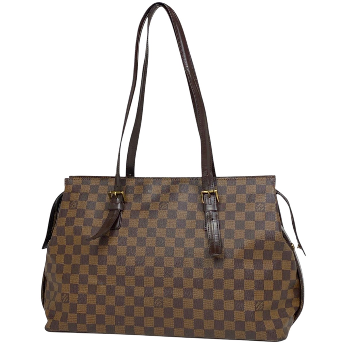 Louis Vuitton Damier Brown Chelsea Tote Shoulder Bag N51119 for Women-image