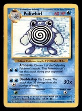 Poliwhirl 38/102 Uncommon Base Set Unlimited Pokemon Moderately Played