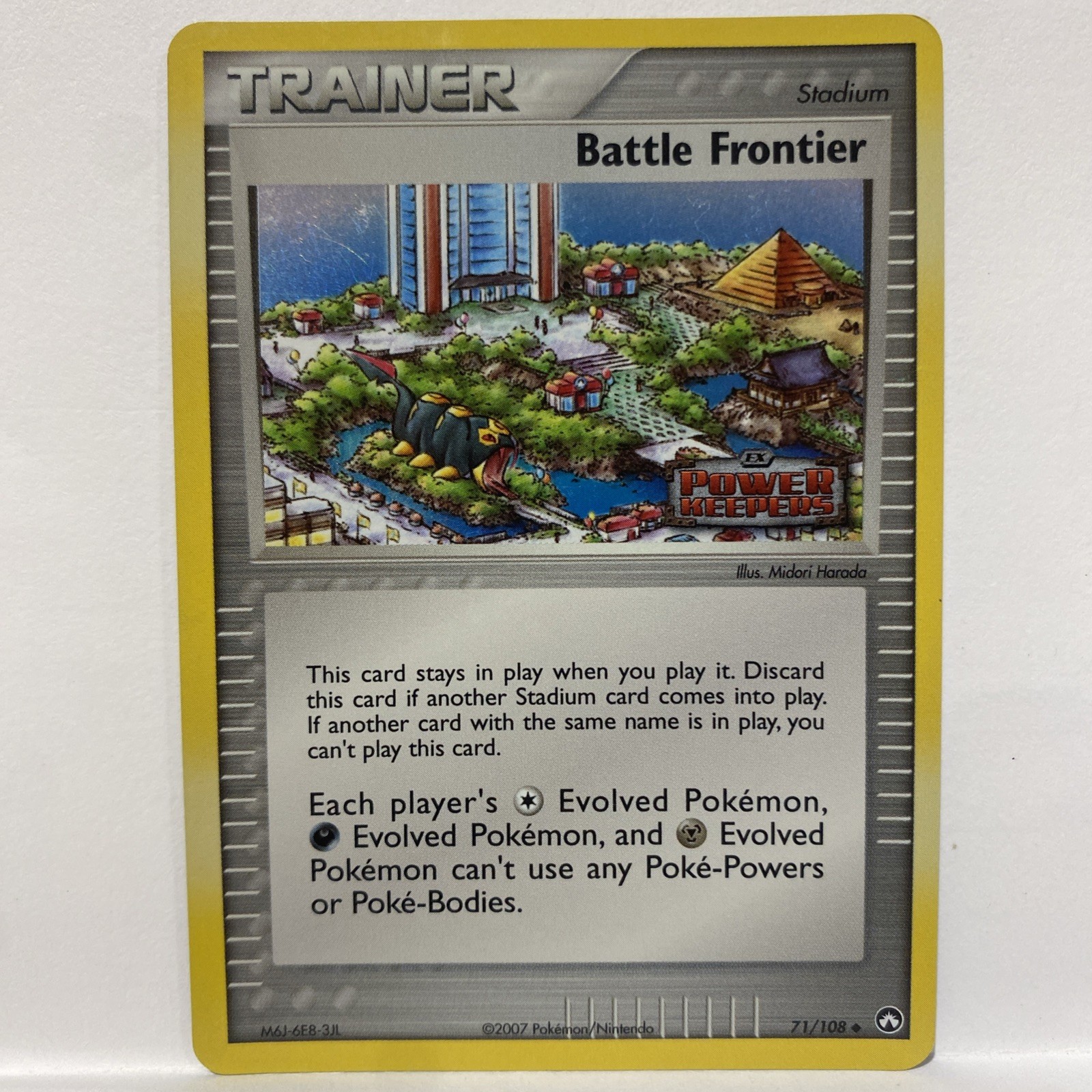 Battle Frontier - 71/108 - Power Keepers - Holo Rare - LP - Stamped