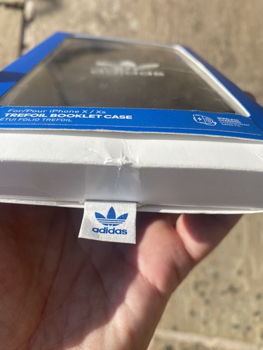 Adidas Originals BOOKLET Case - Folio Apple iPhone X iPhone XS Black - Zdjęcie 4 z 7