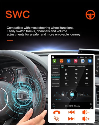 For 04-08 Ford F-150 Vertical Android 32GB Car 9.7'' Stereo Radio GPS Navigation - Picture 11 of 23
