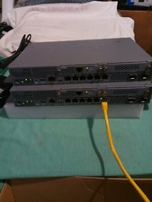 LOT OF 2 JUNIPER SRX320-SYS-JB W/T1/E1 MPIM CARDS SECURITY SERVICES GATEWAY