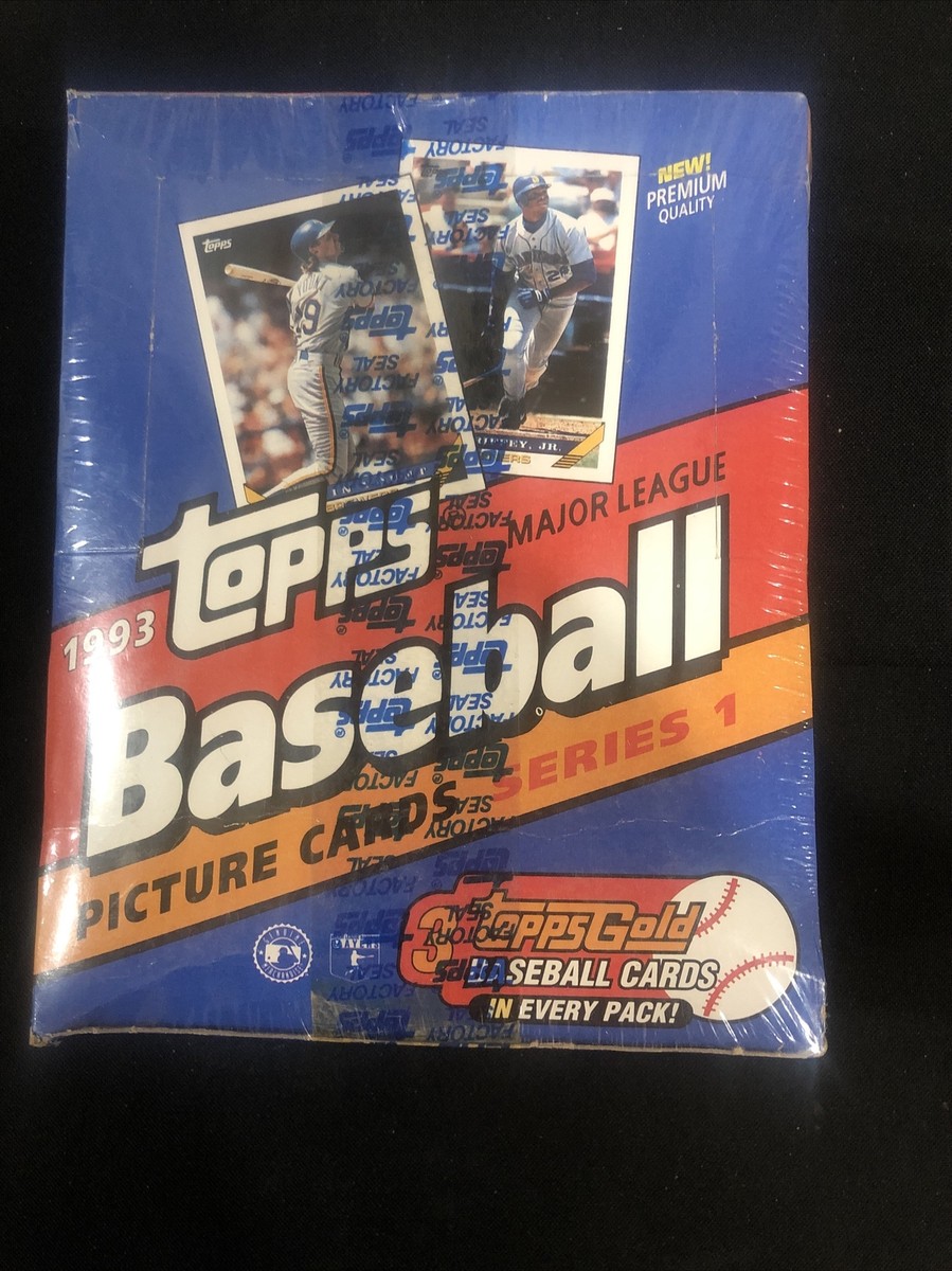 topps Baseball CARDS 1993年　未開封 topps Baseball CARDS 1993年 未開封 1993 Topps Baseball