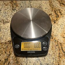 ERAVSOW Coffee Scale with Timer, Digital Hand Drip Coffee Scales,Stainless  Steel Kitchen Food Weight Scale with Precision Sensors LCD Display & Hanger