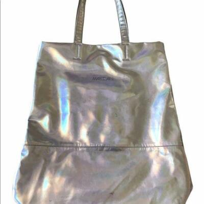 Marc Cain Germany Metallic Silver Long Tote/Shopper