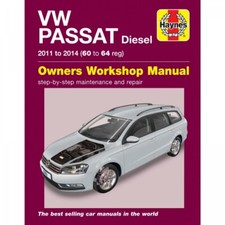 VW Passat 7 VII 2011-2014 Diesel Kombi Limousine workshop manual Haynes