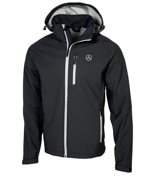 Softshelljacke Mercedes-Benz original Herren Stern Logo schwarz Gr  