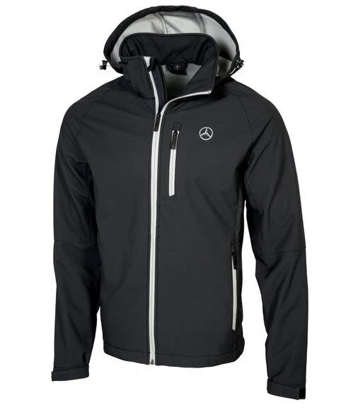 Softshelljacke Mercedes-Benz original Herren Stern Logo schwarz Gr  