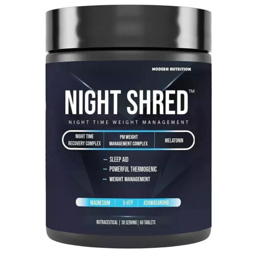 Night Shred Advanced Night Time Fat Burner(60 Tabs)Weight Loss Supplement - Picture 15 of 16