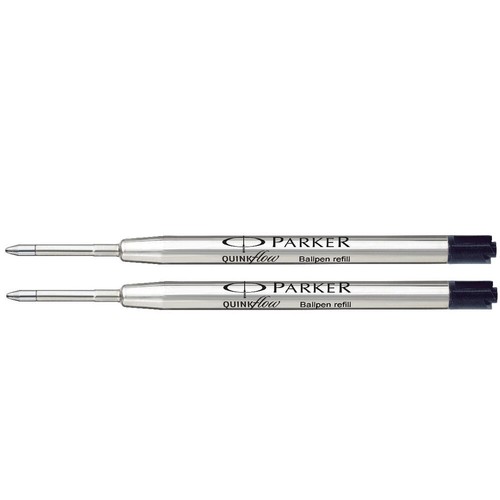2 x Genuine Parker Medium Fine Ball Point or Rollerball Pen Refill Black or Blue - Picture 14 of 17