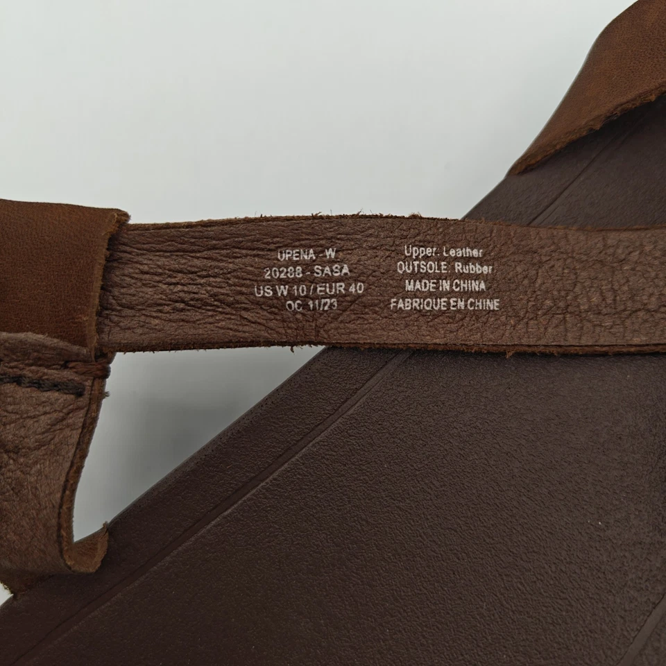 OluKai Upena Brown Leather Sandals Quick-Dry Water Resistant Women' Sz 5/7/10/11 - Image 2 of 4