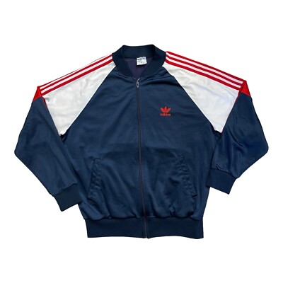 Vintage 80s ATP Adidas Trefoil Tennis Track Arnel Jacket Mens