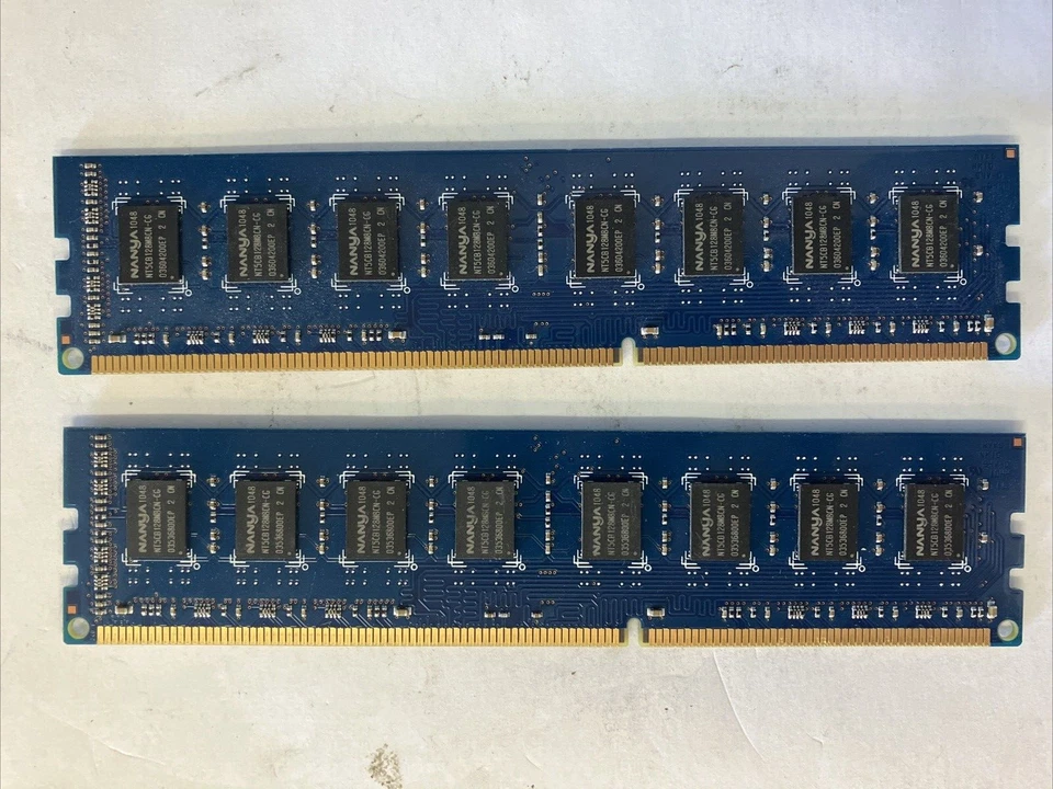 (10x 2GB) Nanya 2Rx8 DDR3-1333 PC3-10600U Desktop DIMM RAM M210B2306E.X2 ~ - Image 3 of 4