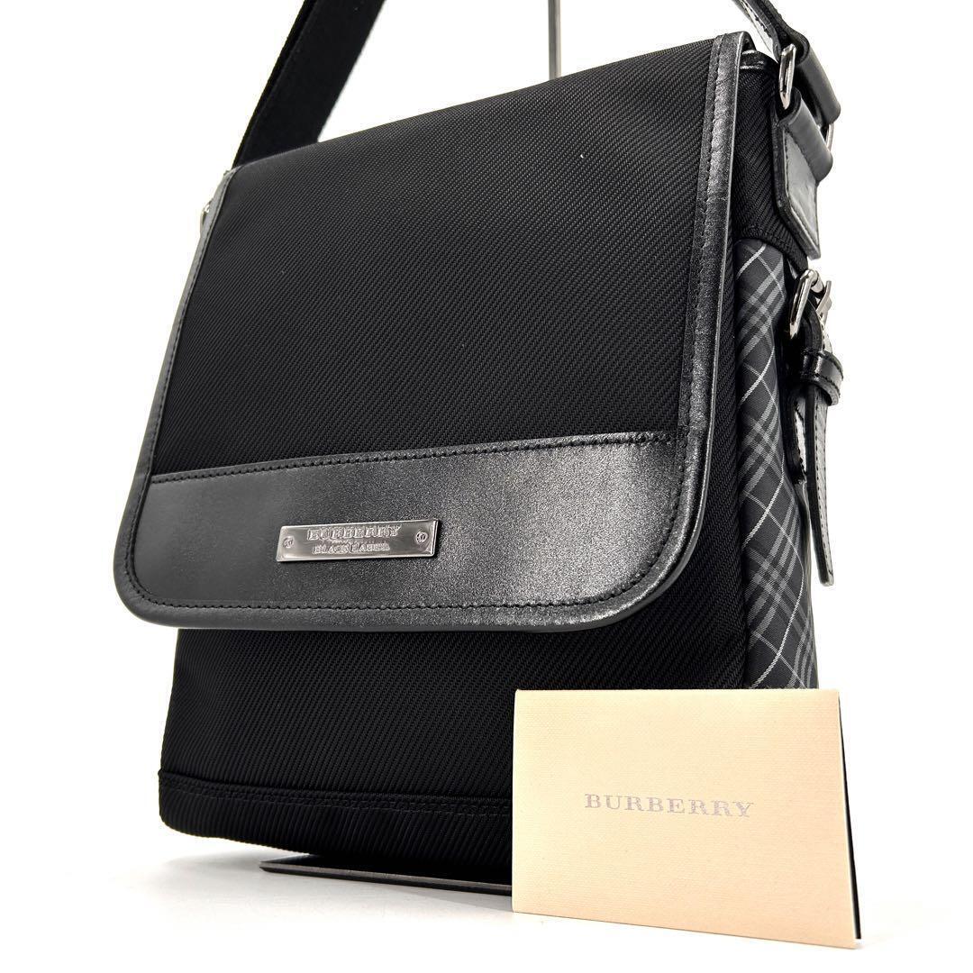 Burberry Black Label shoulder bag Nova check black Crossobdy Burberry Black Label shoulder bag Nova check black Crossobdy