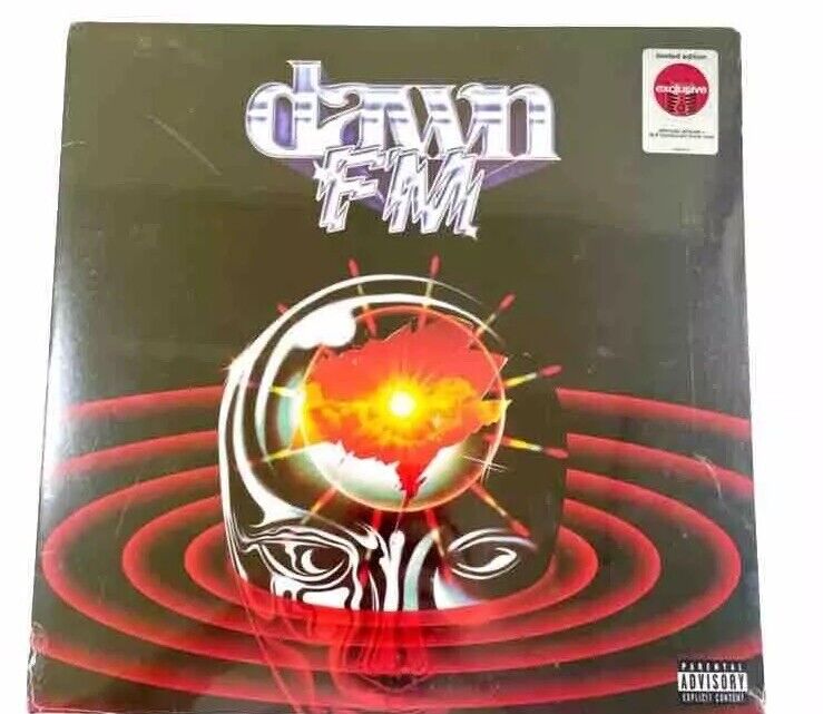 The Weeknd DAWN FM - Exclusive Translucent Silver Vinyl LP - SEALED, Cover Wear