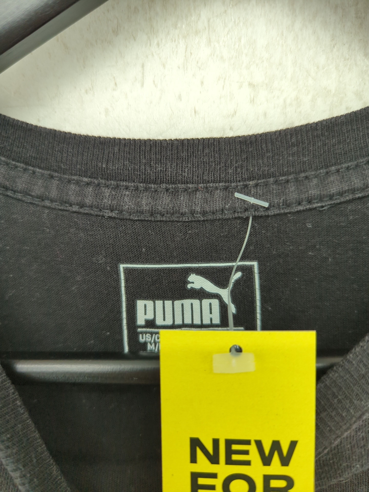 ALTRA Puma T Shirt Uomo M Nera 100% Altro Basic
