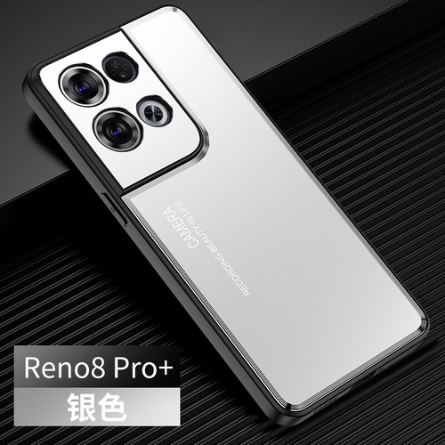 For OPPO RENO 8 /8 RPO, Luxury Metal Aluminum Armor Hybird Bumper Cover Case - Picture 8 of 14