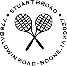 Custom Sports Embosser - Personalize with Initials & Text or Address - Hand-Held