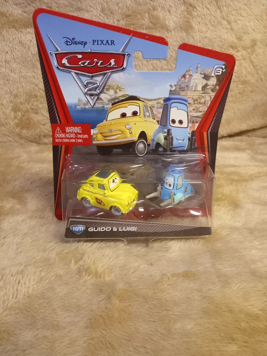 Disney Pixar Cars 2 Guido & Luigi 10/11 - V2803 RARE HTF SEALED | eBay