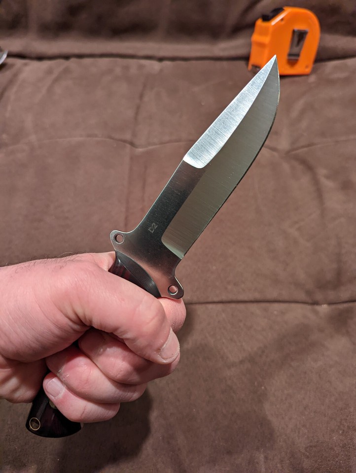 Dan Crotts Knife Small Chute Bob Dozier Knife Maker D2 Steel eBay