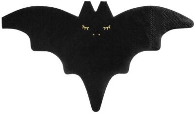 Bat Shaped Halloween Party Napkins (Pack of 20)
