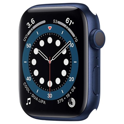 2021 - Apple Watch Series 6 Cellular 40mm Aluminum (Blue) - w/1  