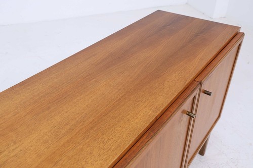 Vintage Teak Sideboard 60er Jahre | Mid Century TV Board mit Schubladen & Fächer - Bild 8 von 10