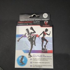 Ankle Support Sleeve, With Stretch, Moderate Support Medium Fitness Therapy